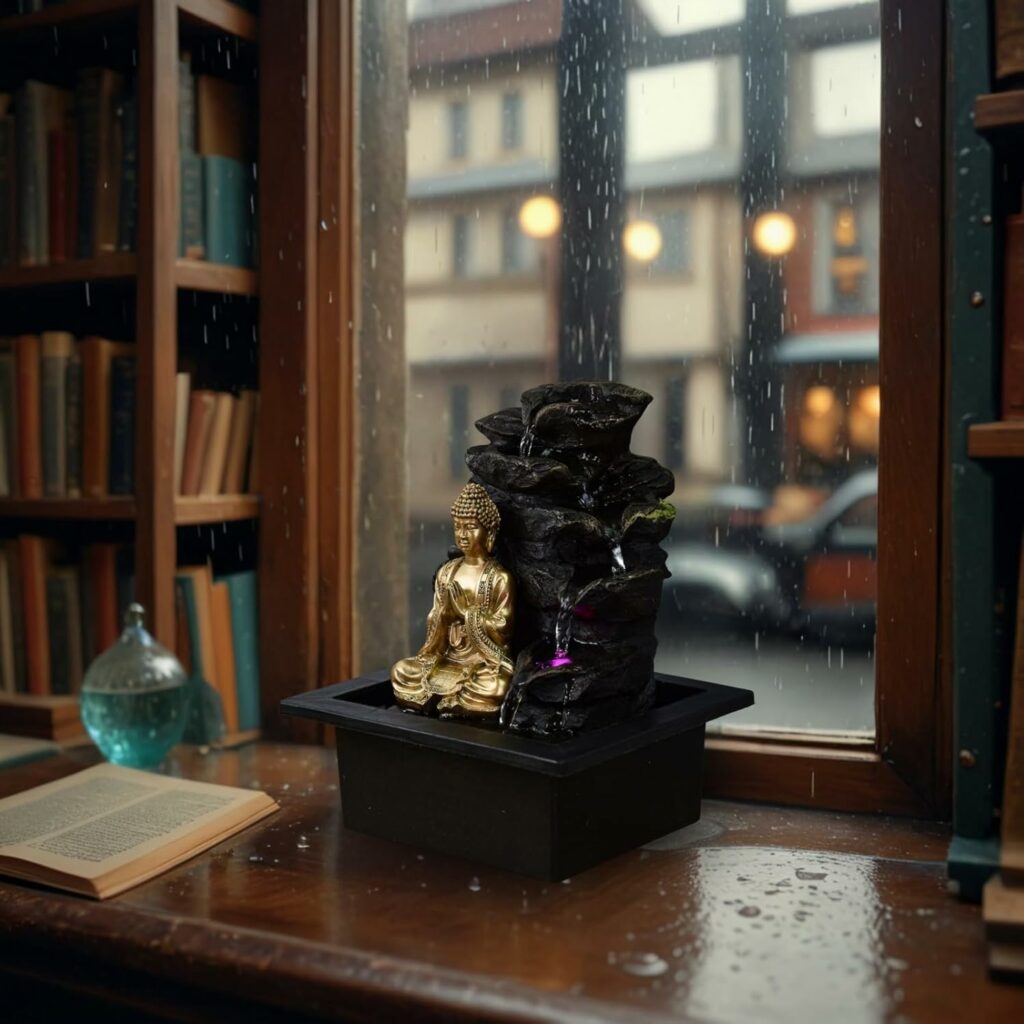 Fontaine zen d’intérieur pour une ambiance calme et naturelle
